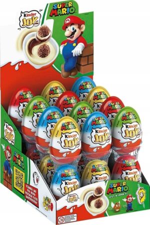 Kinder Joy Chocolate Egg Super Mario Display 24ct